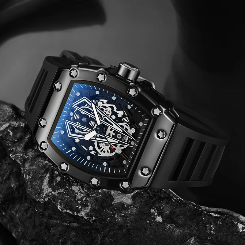 Foreign Trade Watch Large Dial For Men Quartz Waterproof Sport Square