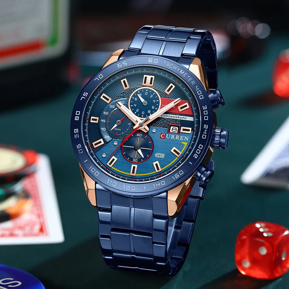 CURREN Luxury Brand Men Watch Fashion Men‘s Quartz Watches