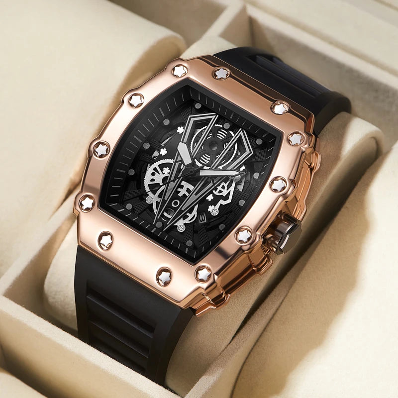 Foreign Trade Watch Large Dial For Men Quartz Waterproof Sport Square