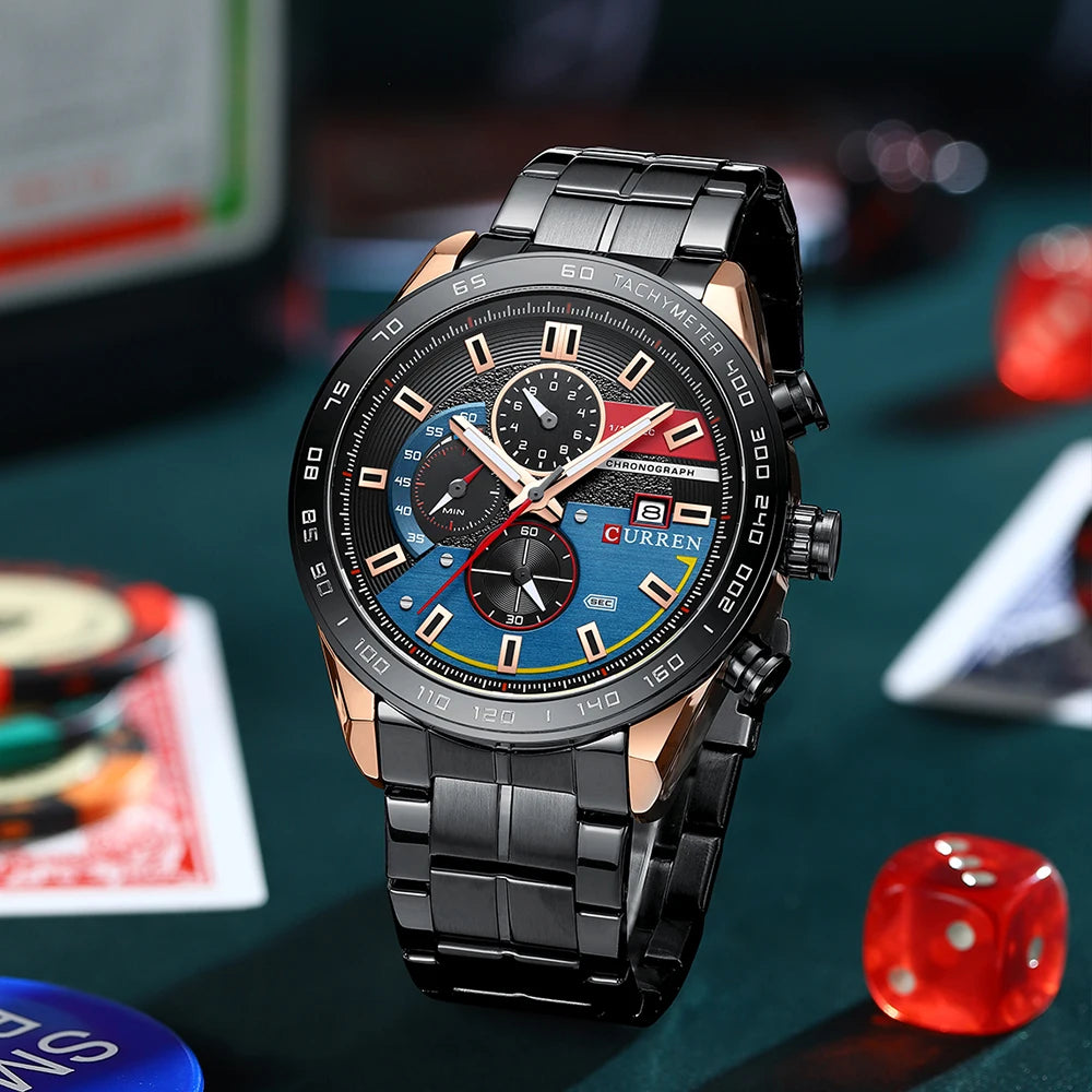 CURREN Luxury Brand Men Watch Fashion Men‘s Quartz Watches
