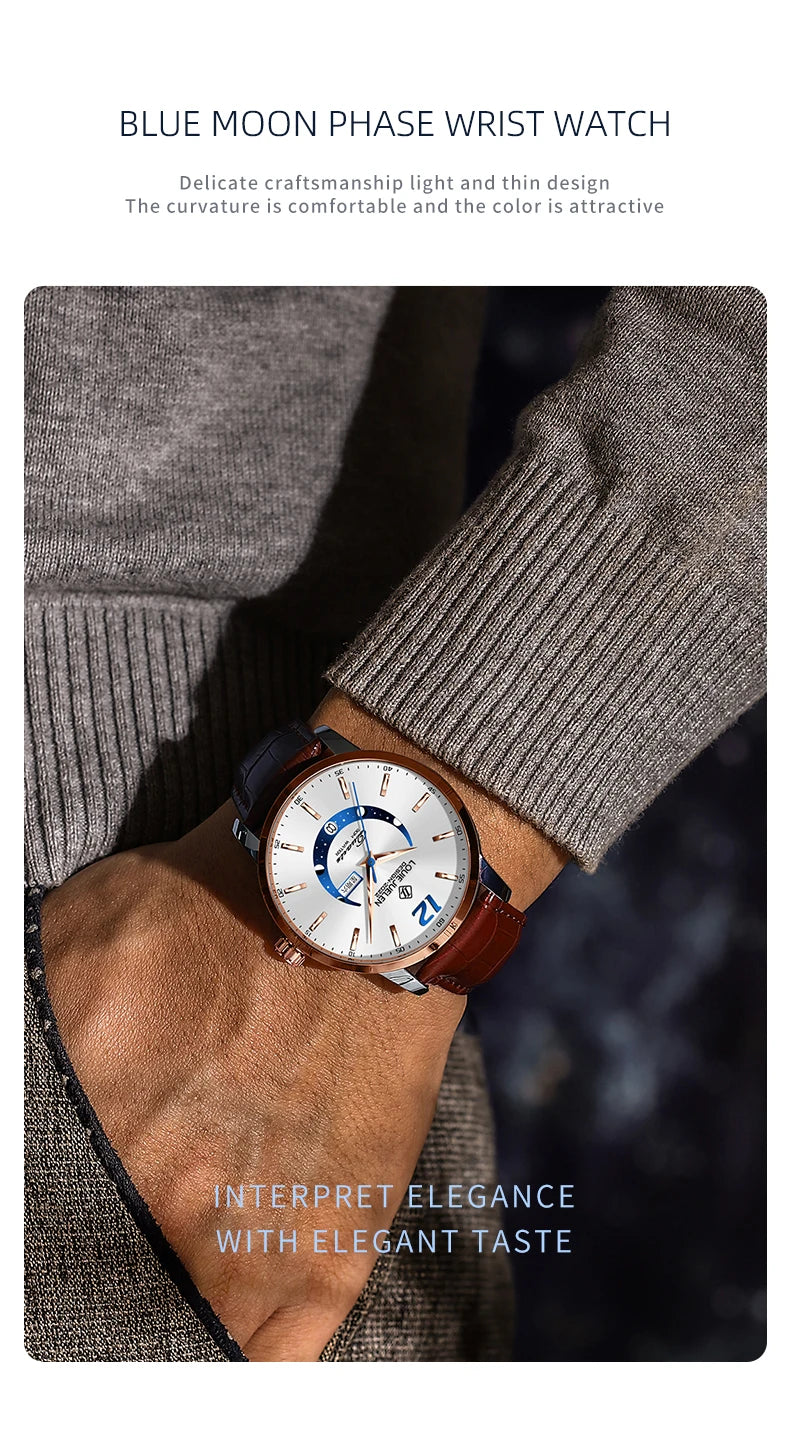 Men's Watches Top Brand Luxury Men Wrist Watch Leather Quartz Watch
