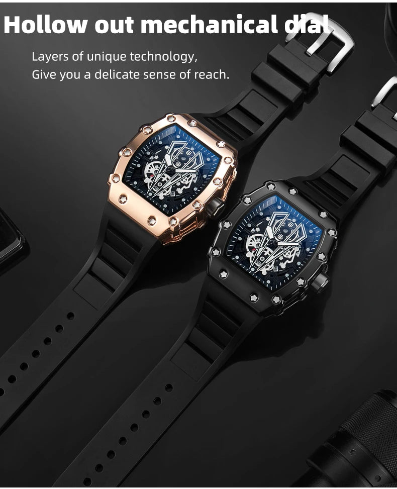 Foreign Trade Watch Large Dial For Men Quartz Waterproof Sport Square